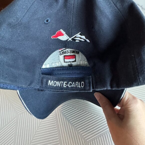 MONACO Grand Prix Hat Strapback Baseball Blue Cap Retro Dad Trucker - Picture 7 of 10